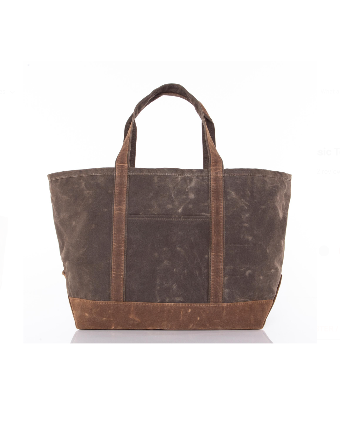 Sac Large - Waxed canvas Classic Tote - Khaki