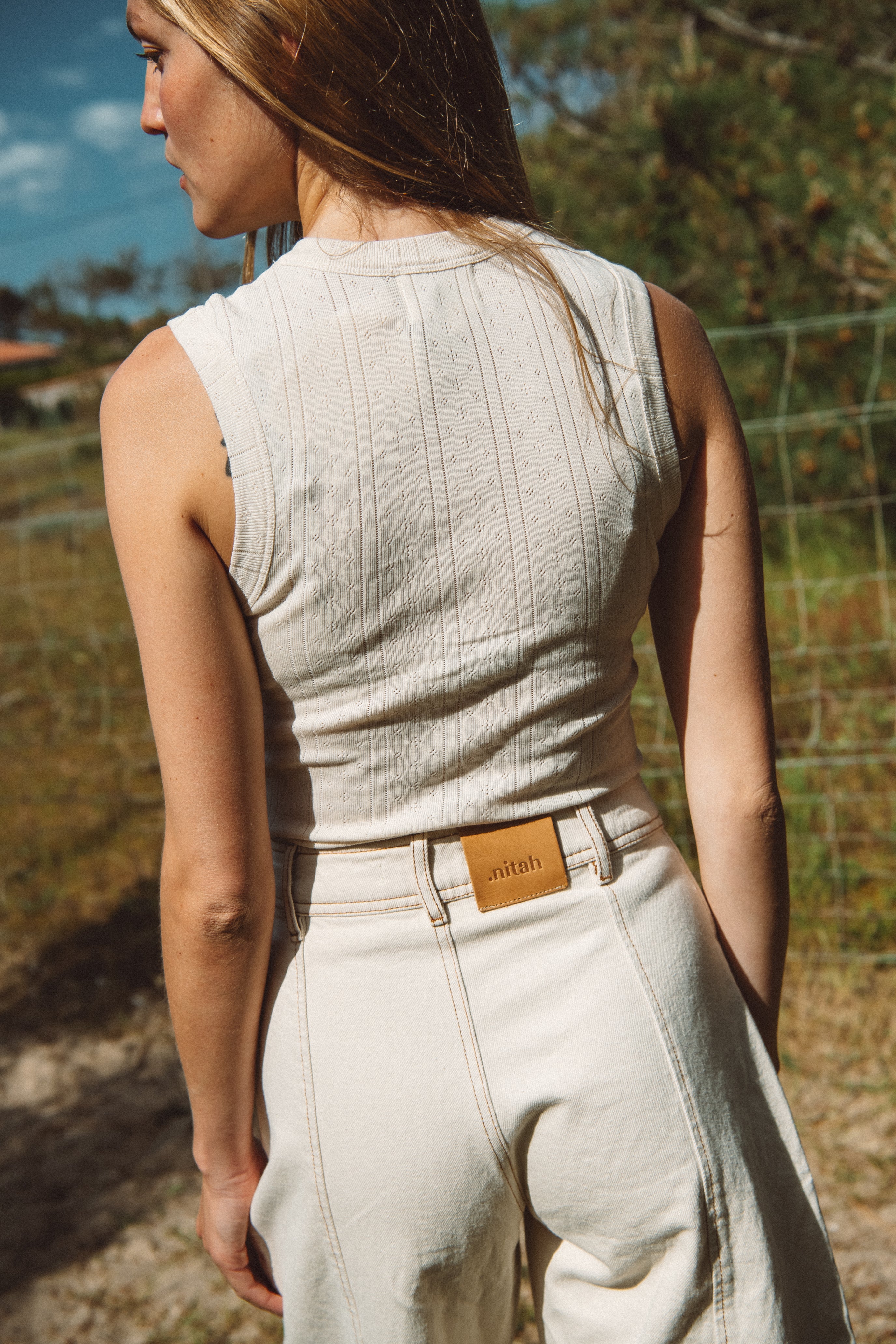 Débardeur Gaby - Écru