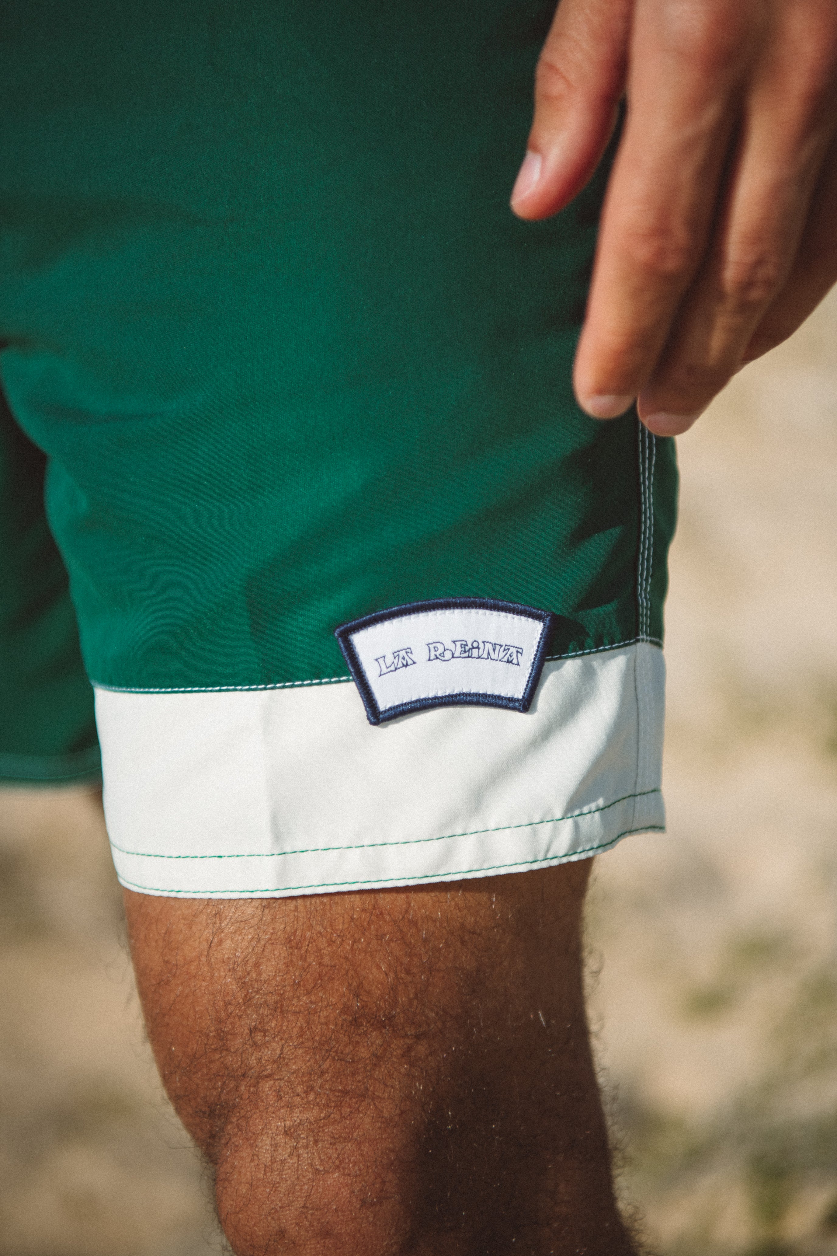 Boardshort - Retro Classic Green Bottle