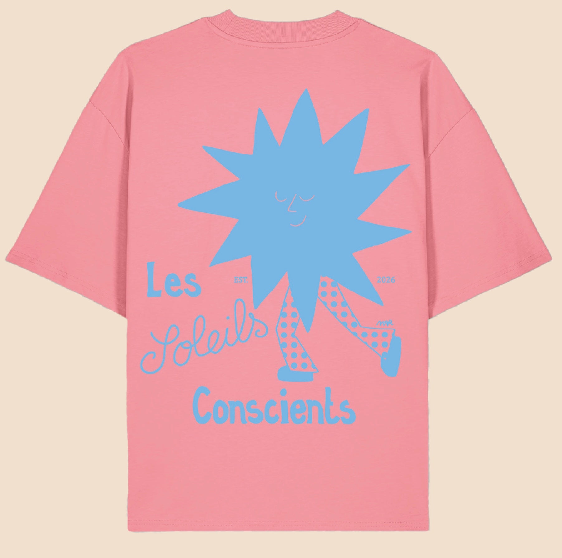 T-shirt Soleils Conscients rose
