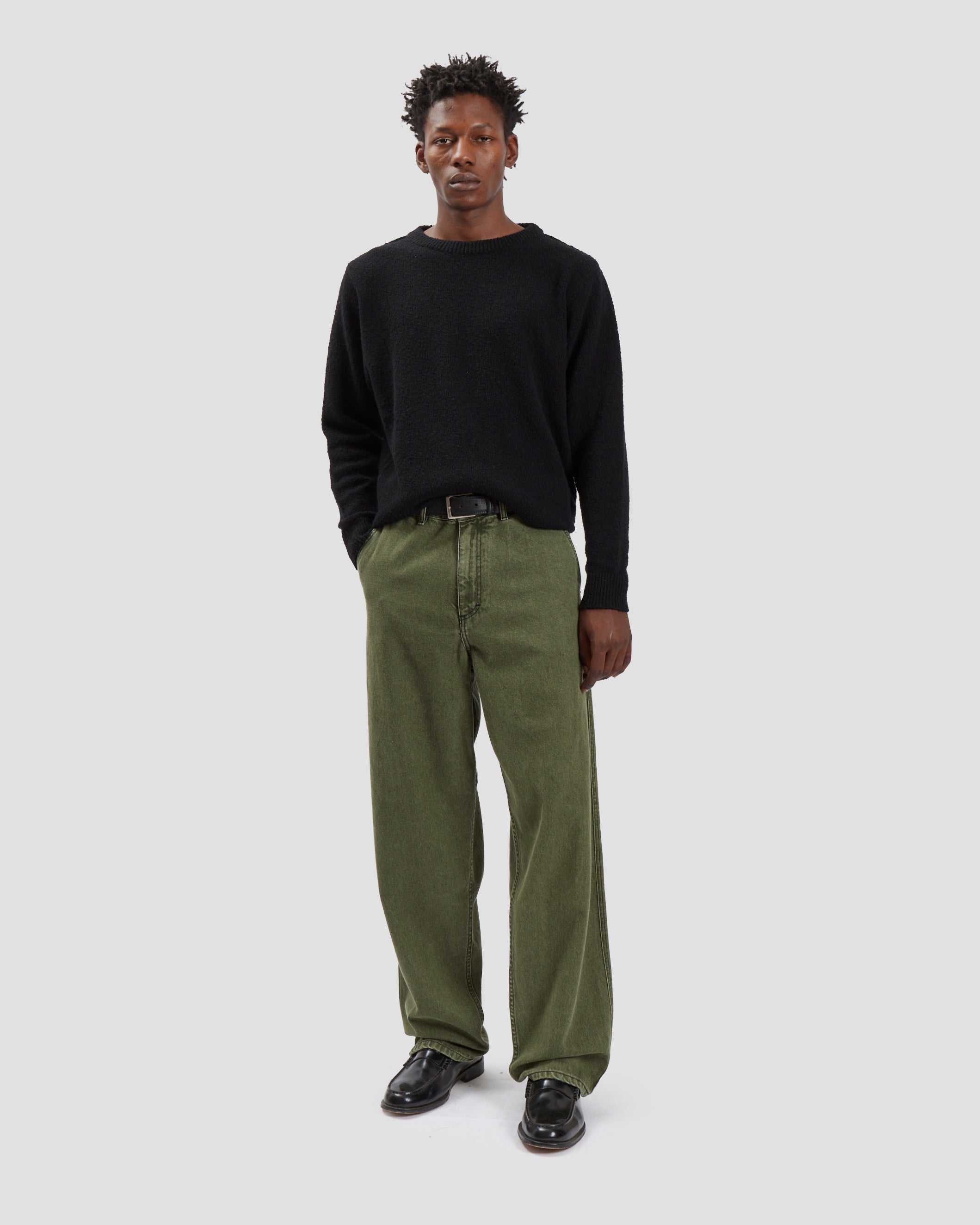 5 - Pocket Jeans Washed Green
