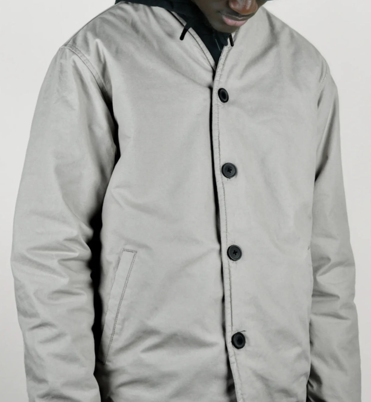 Cardigan Jacket Light Beige - Bleu