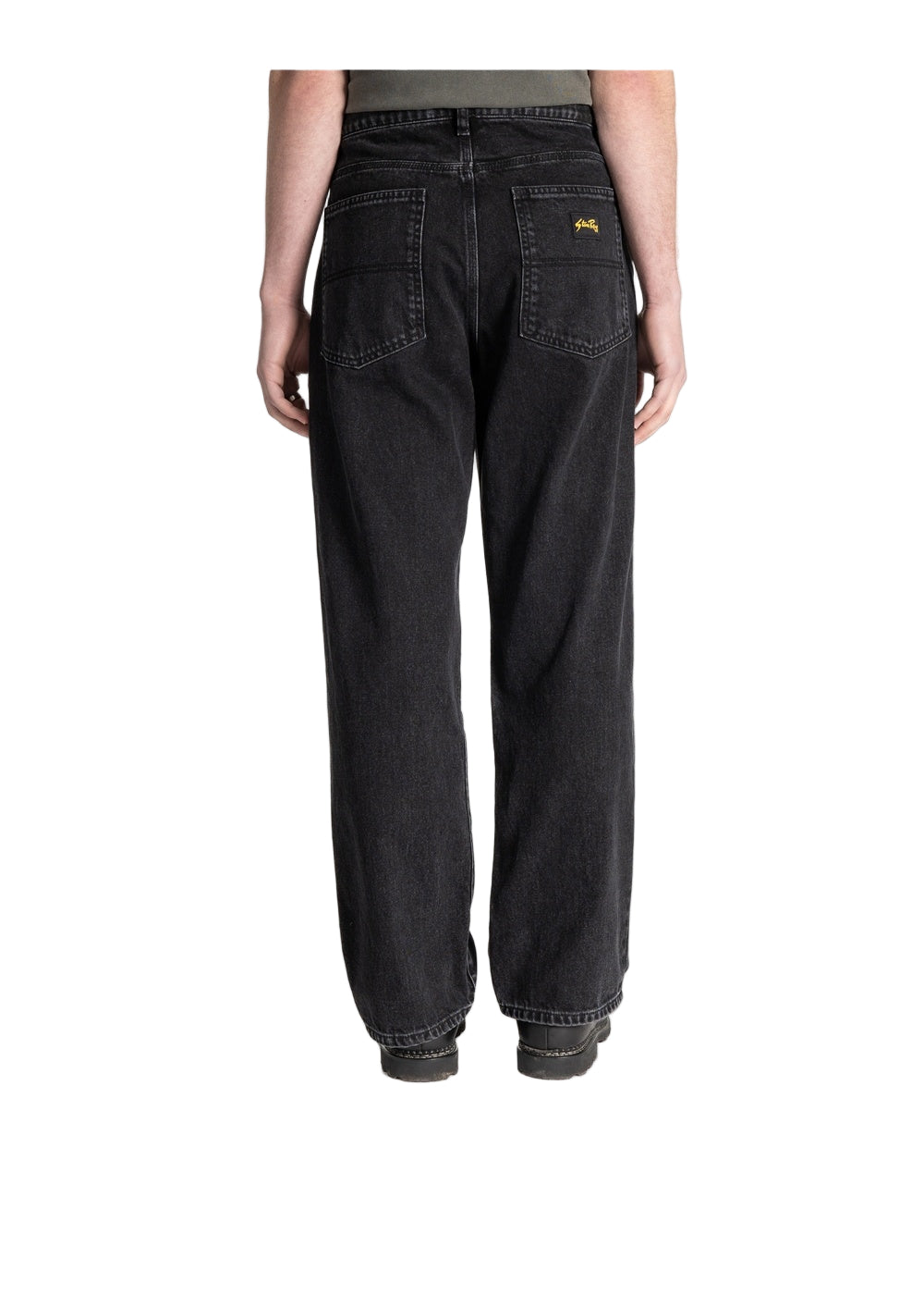 Wide 5 - Stonewashed Black Denim