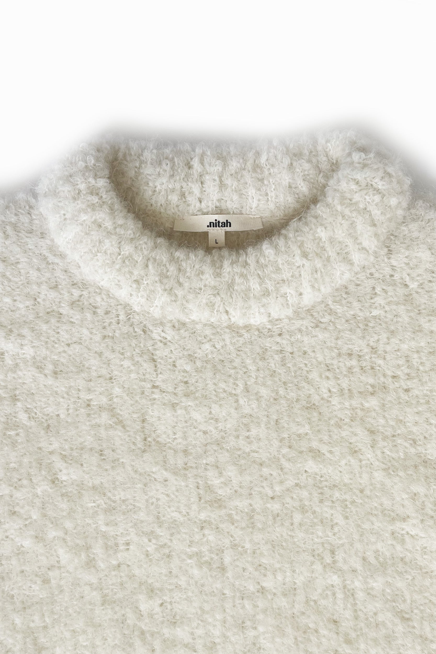 Pull alpaga Nino Nitah - Écru