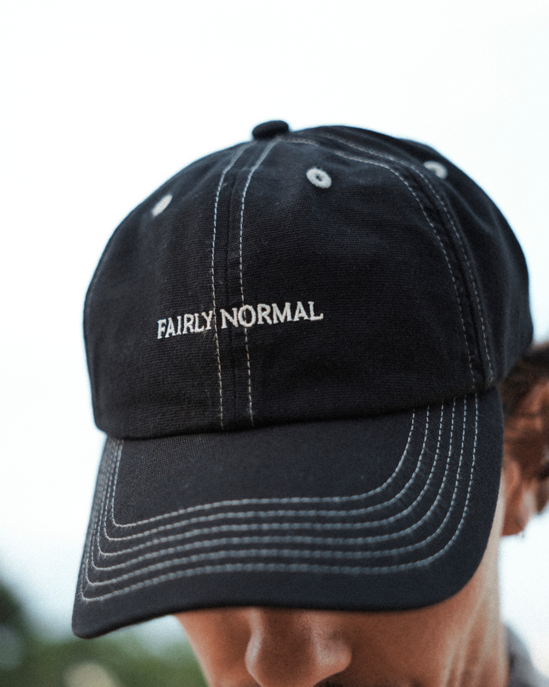 Cap - Panel Contrast - Black