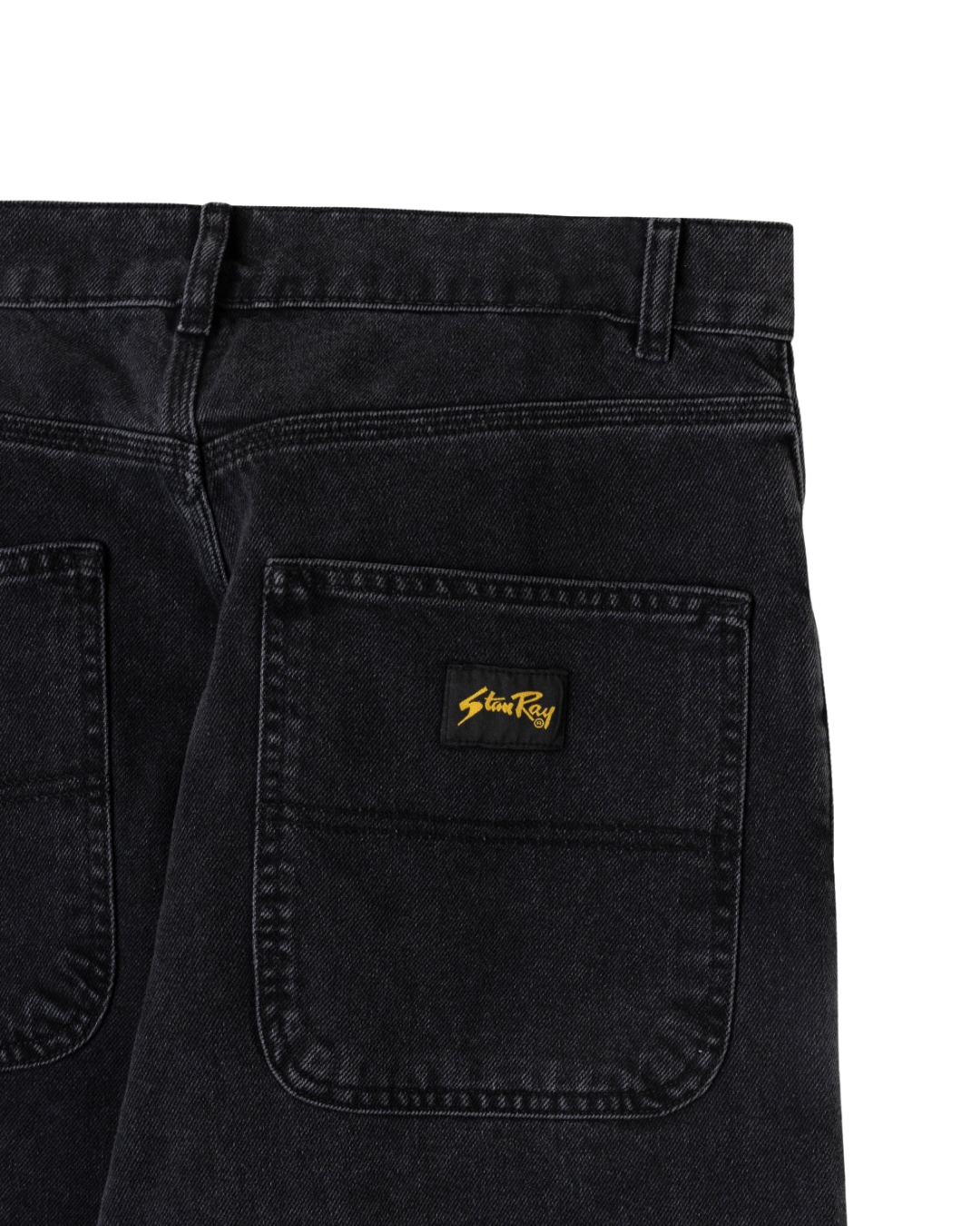 Wide 5 - Washed Black Denim