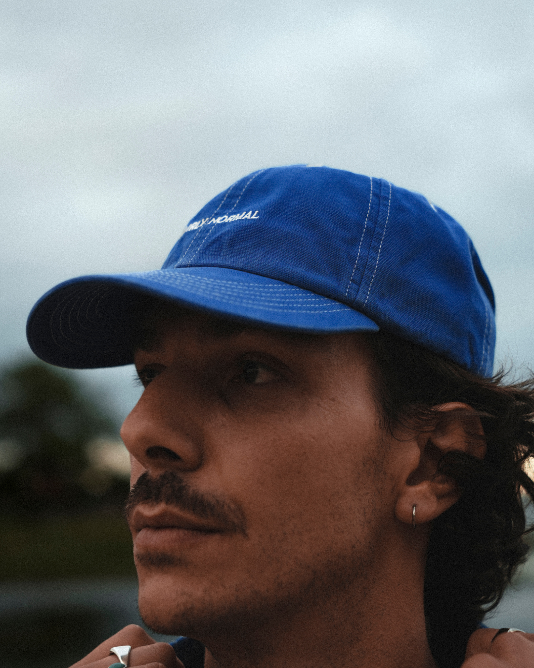 Cap - Panel Contrast - Royal Blue
