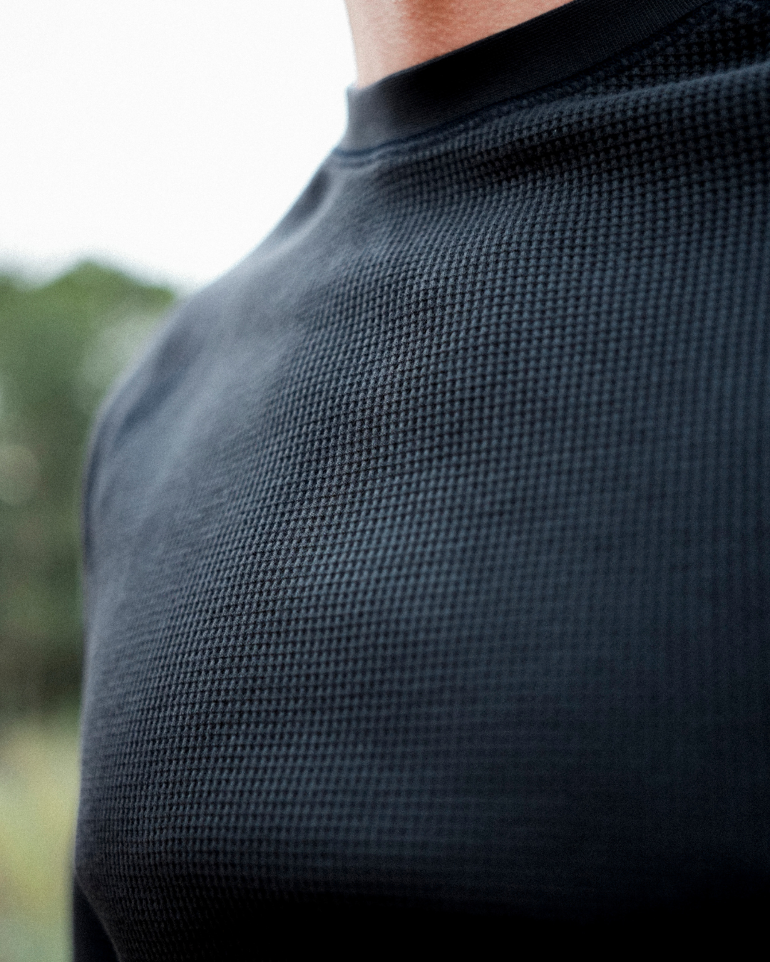 Raglan undershirt - Washed Black