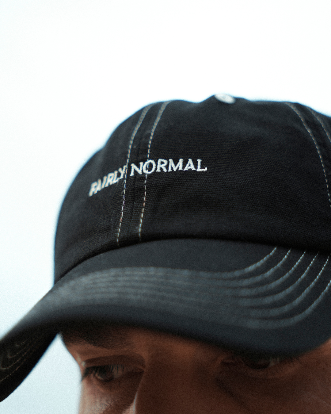 Cap - Panel Contrast - Black