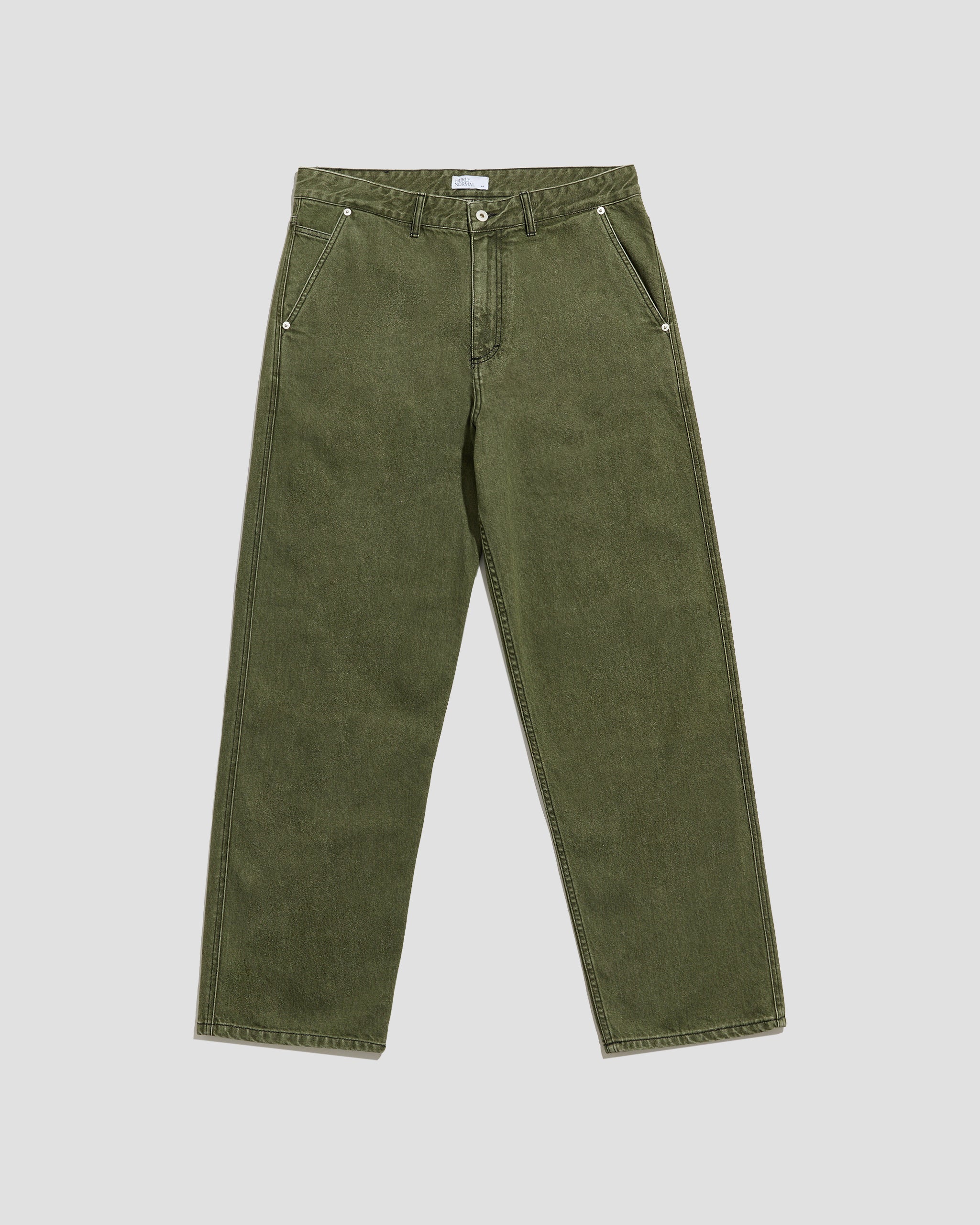 5 - Pocket Jeans Washed Green