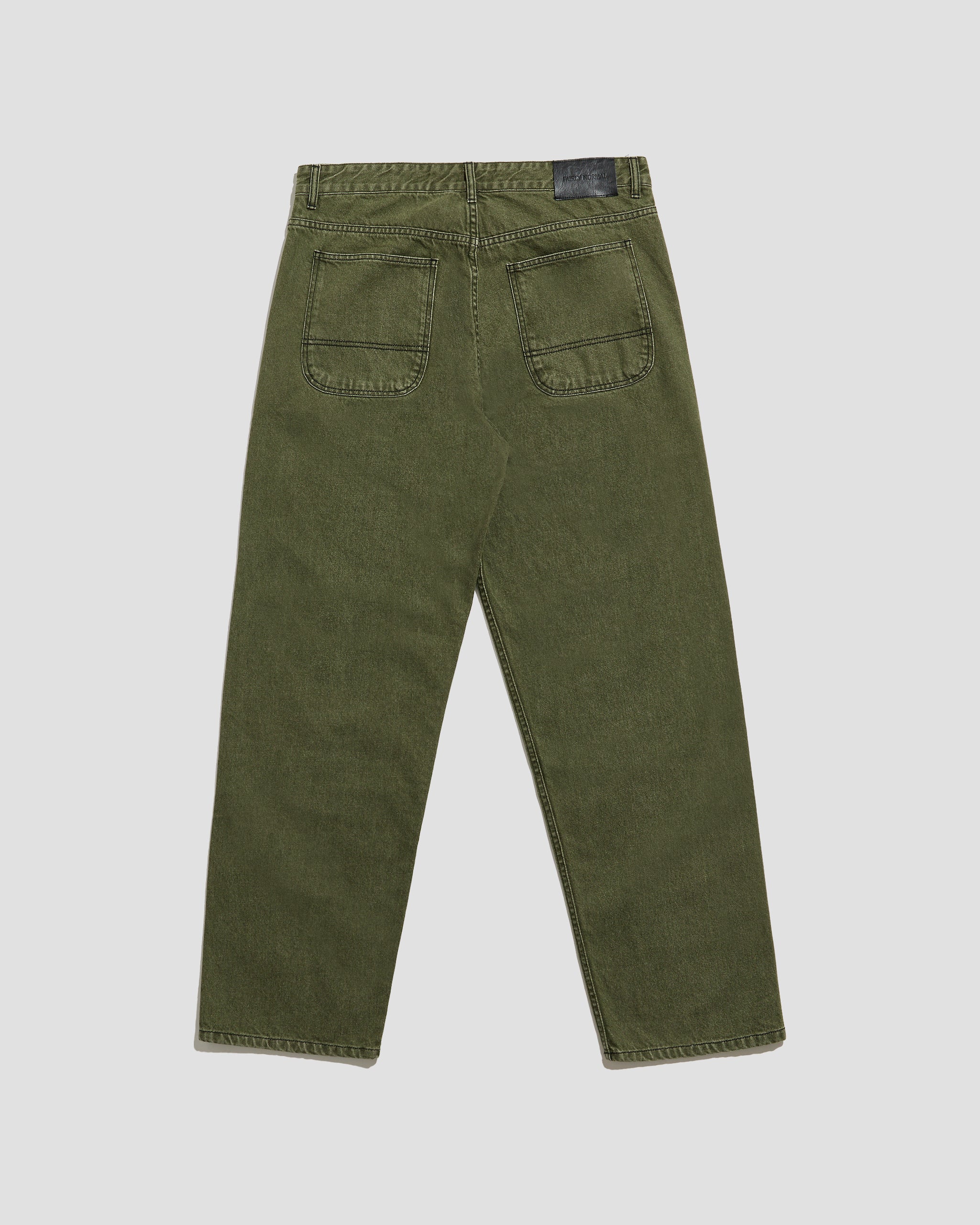 5 - Pocket Jeans Washed Green