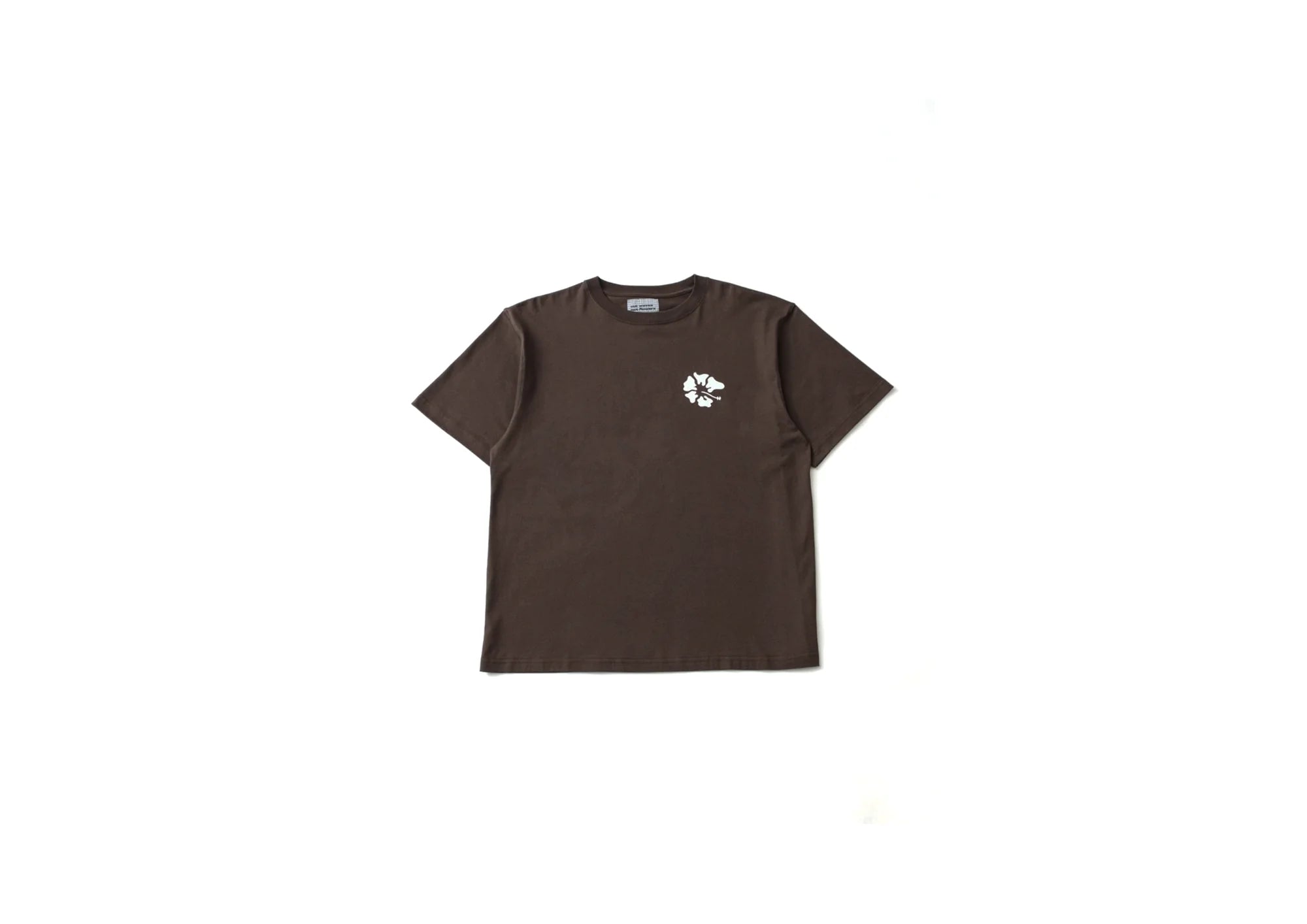 T-shirt - Hibiscus - Marron