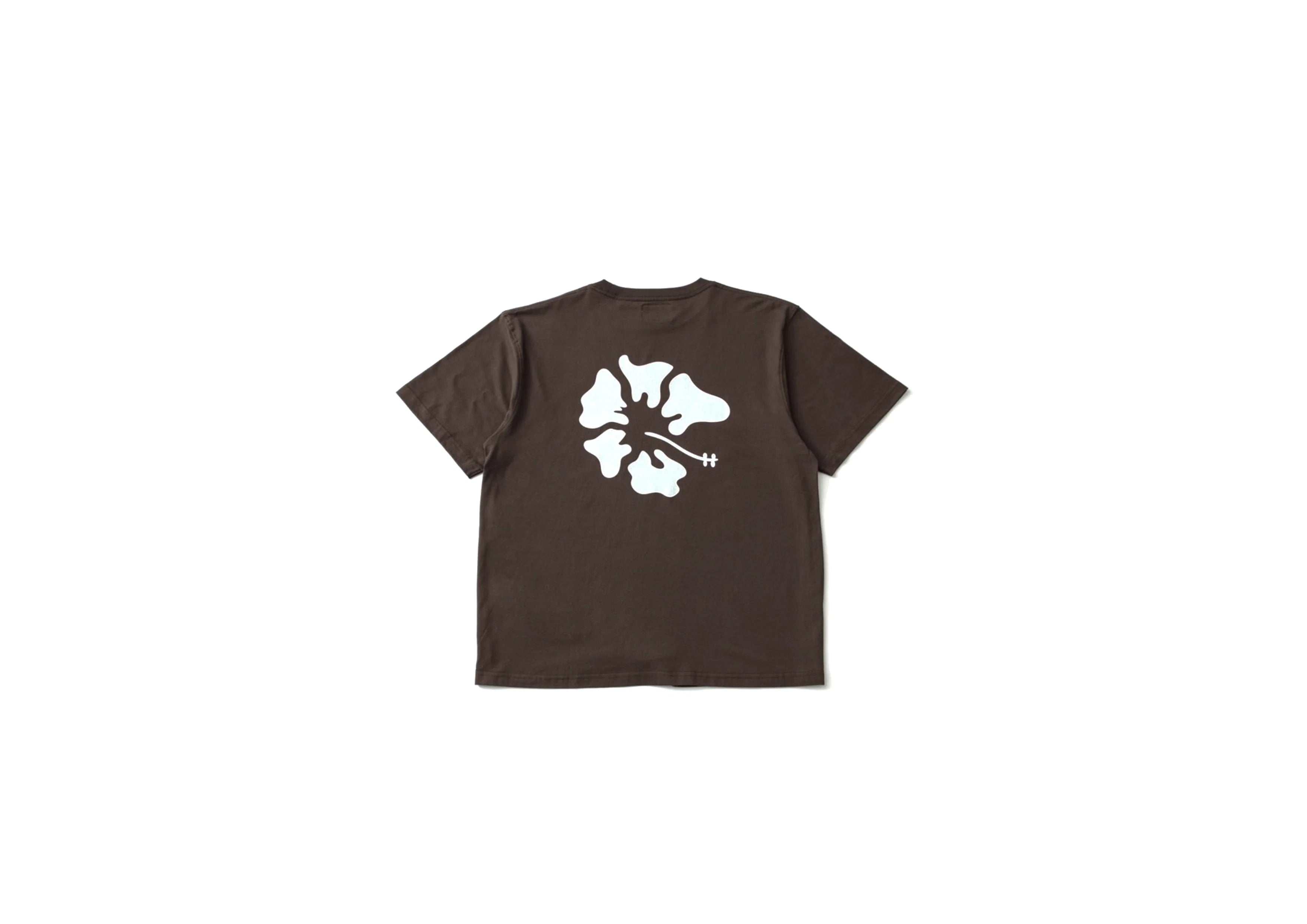 T-shirt - Hibiscus - Marron