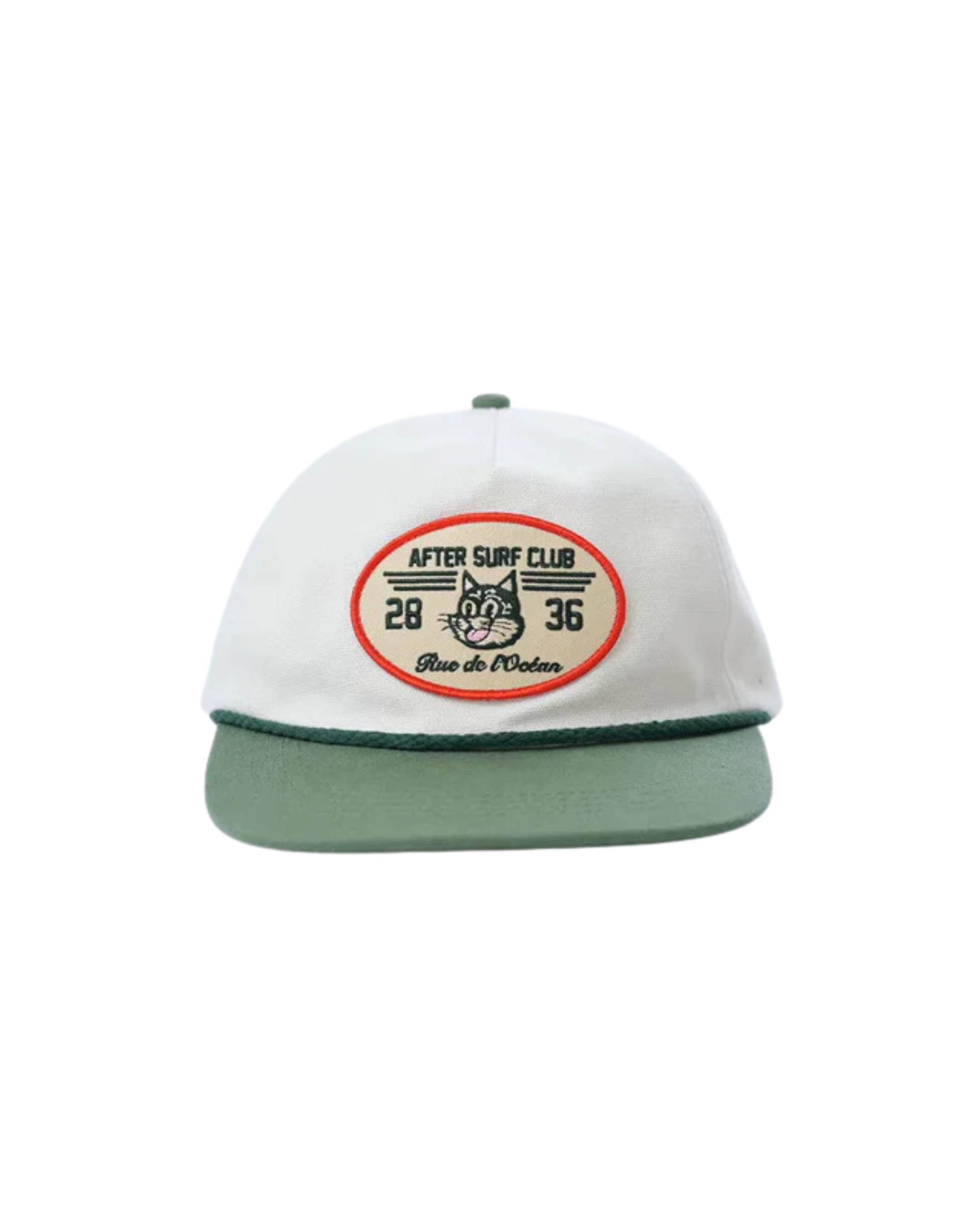 Cap- After Surf Club - Off White & Green