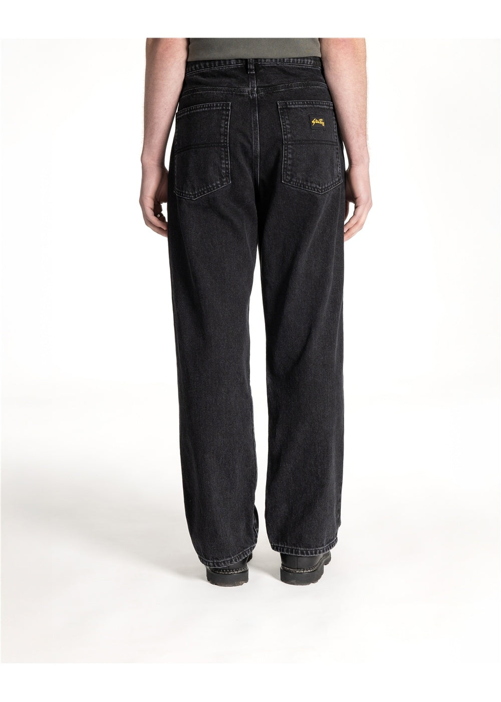 Wide 5 - Stonewashed Black Denim